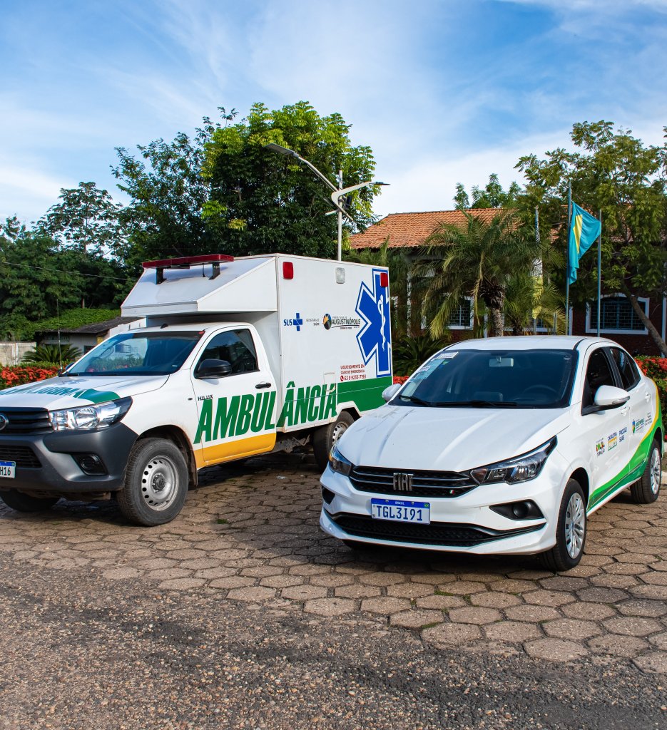 Prefeitura de Augustinópolis entrega novos veículos para reforçar serviços de Assistência Social e Saúde